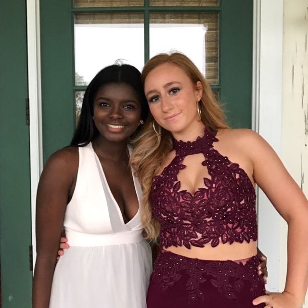 Faviana Two-Piece Prom Dress - Picture 4 of 4